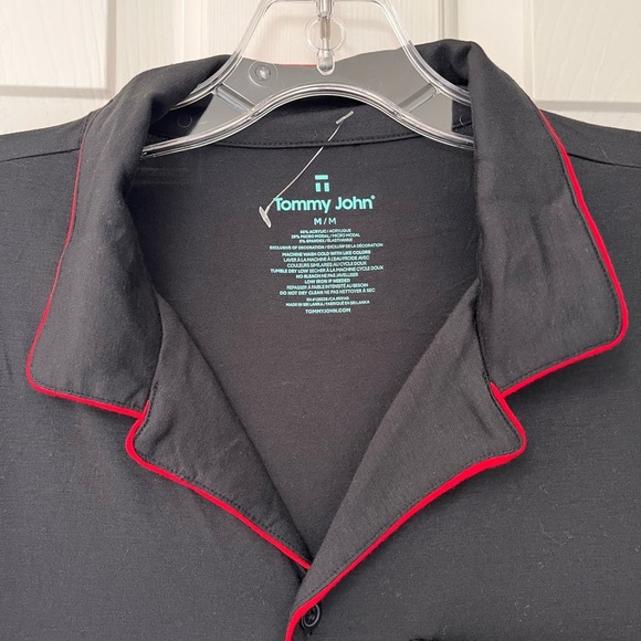 NWT Tommy John Men’s Long Sleeve Button-Down Pajama Top M - Picture 6 of 11